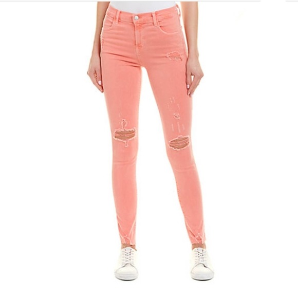 J BRAND Maria High Rise Skinny Distressed Jeans - Picture 2 of 8